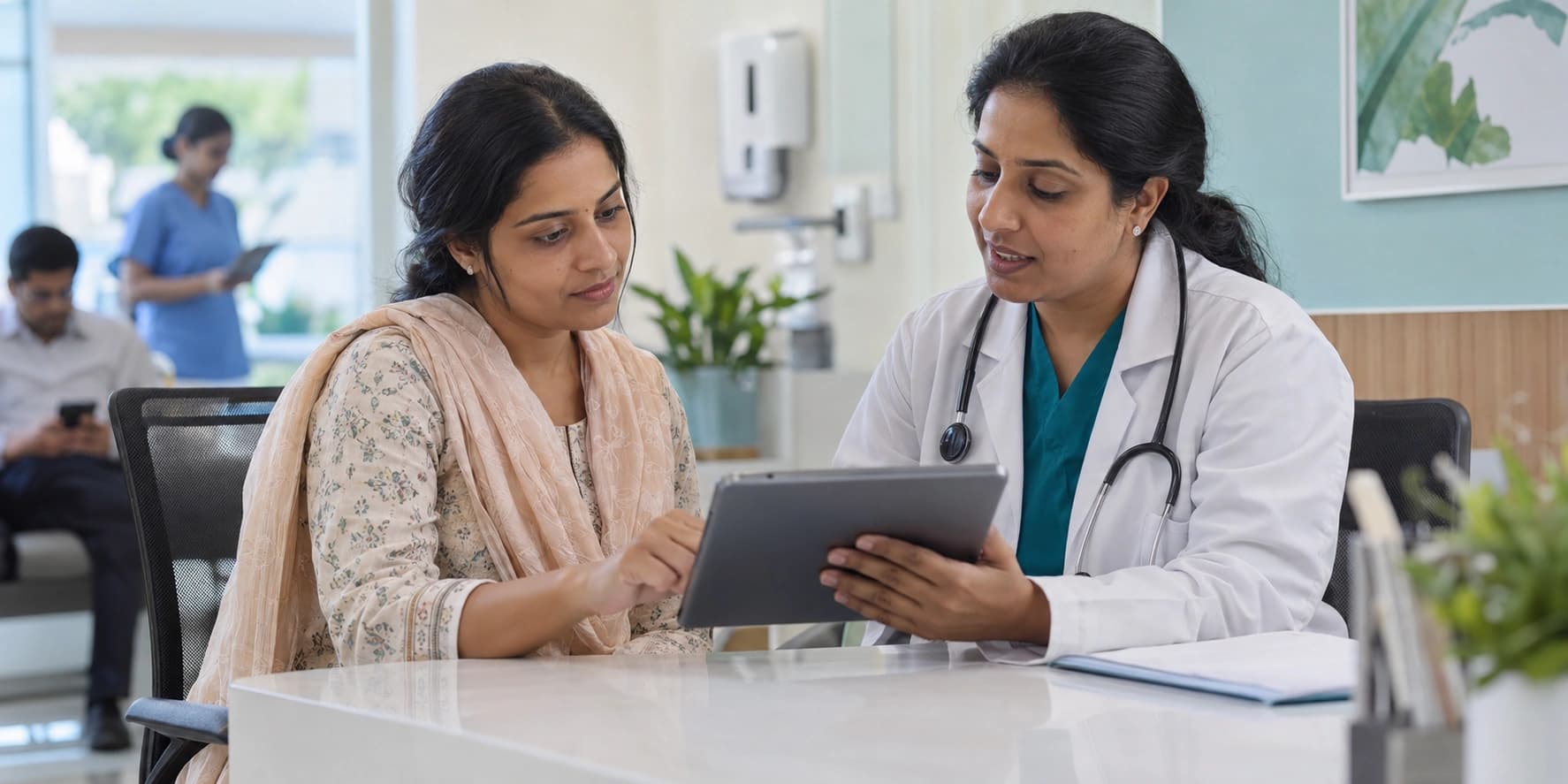 Digital Patient Consent healthcare workflow illustration